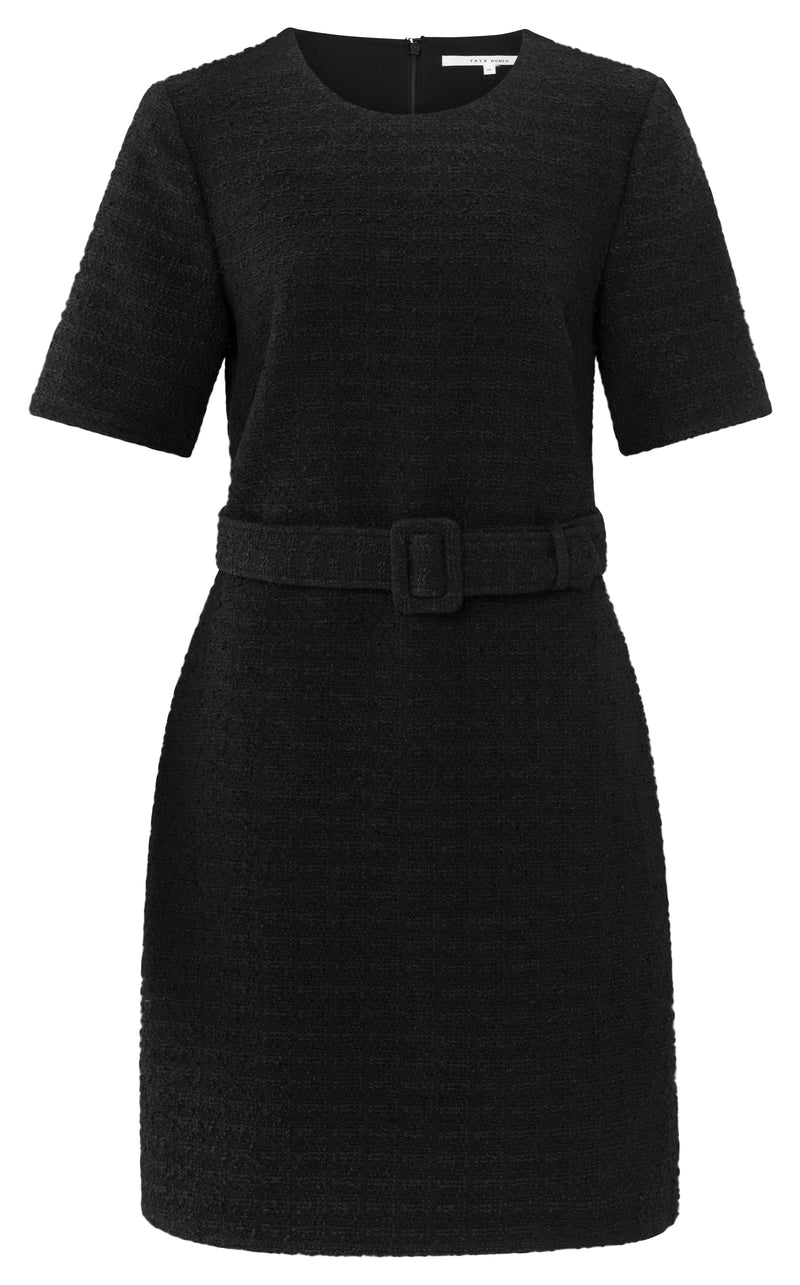 Robe noire ceinture - Yaya