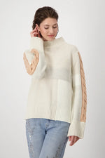 Pull beige - Monari