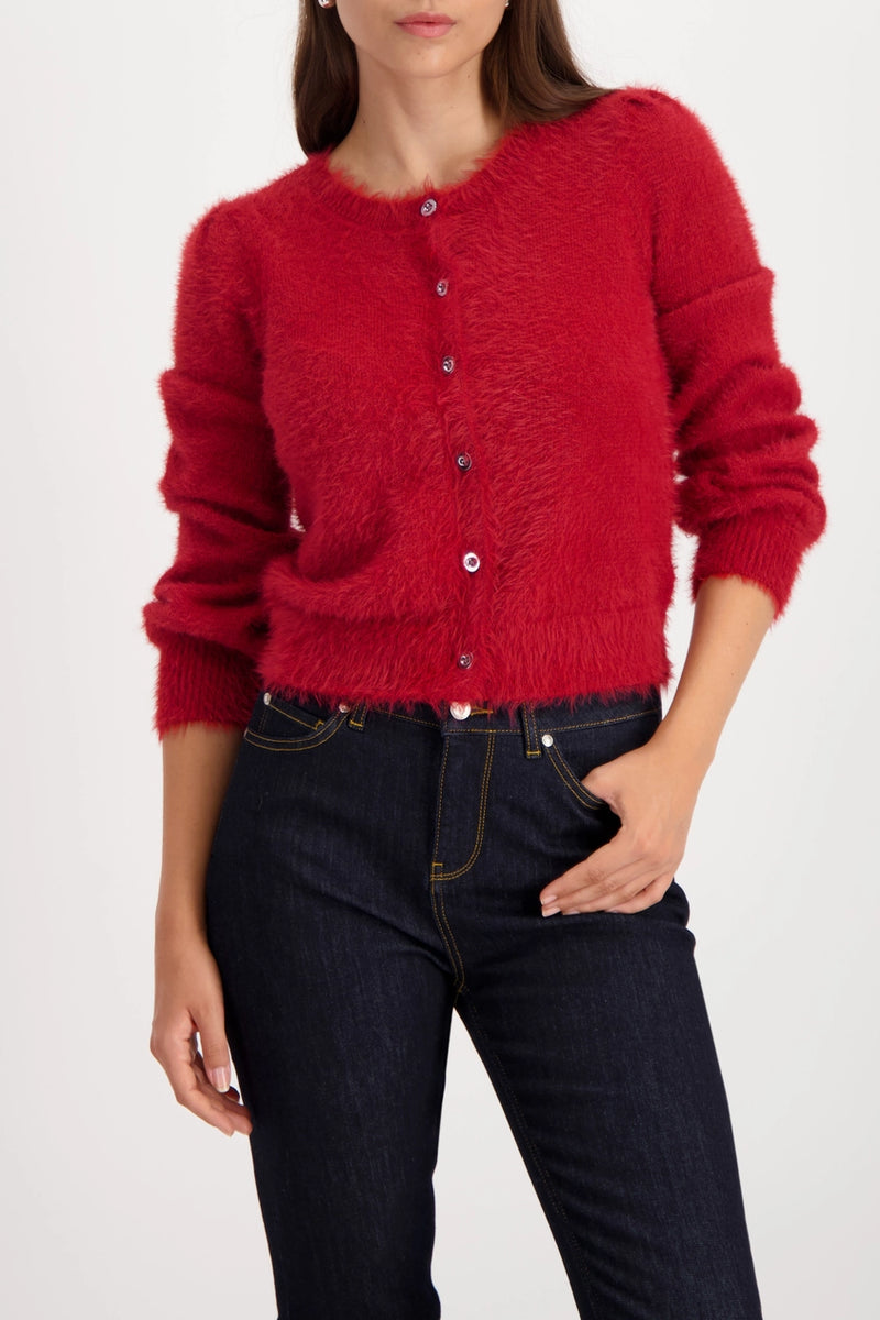 Cardigan rouge - Monari