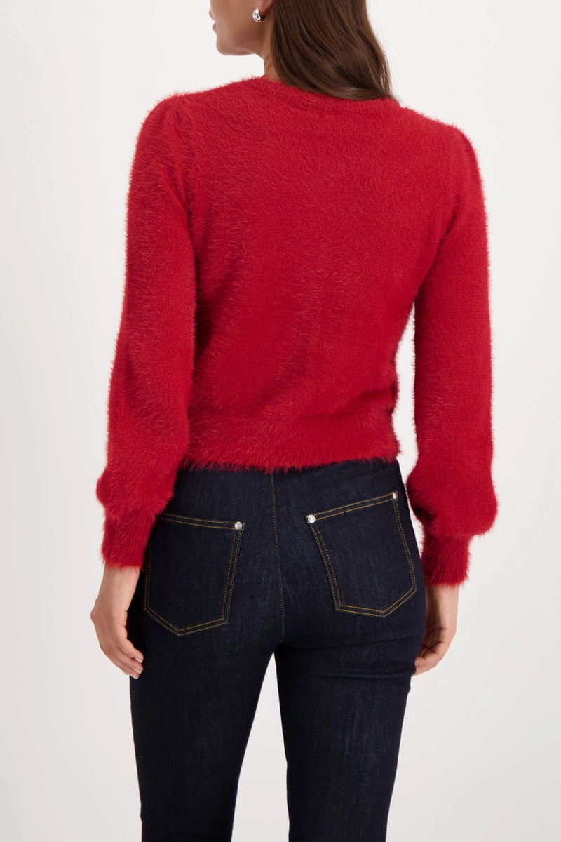 Cardigan rouge - Monari