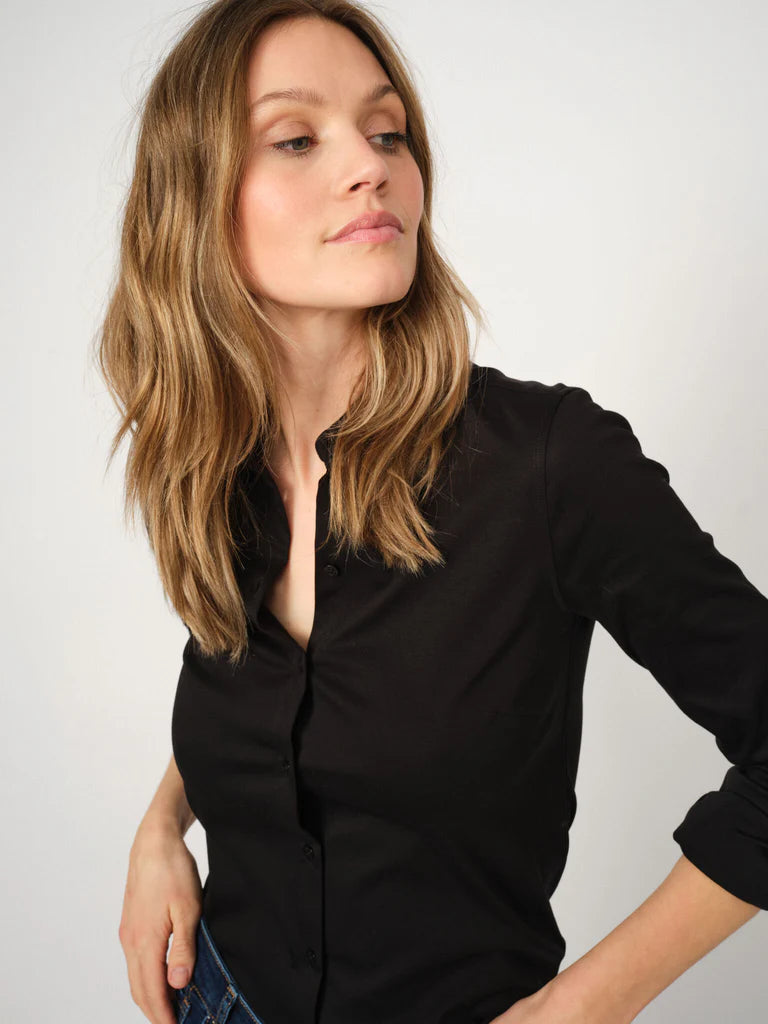 Tina Jersey Blouse - Mos Mosh