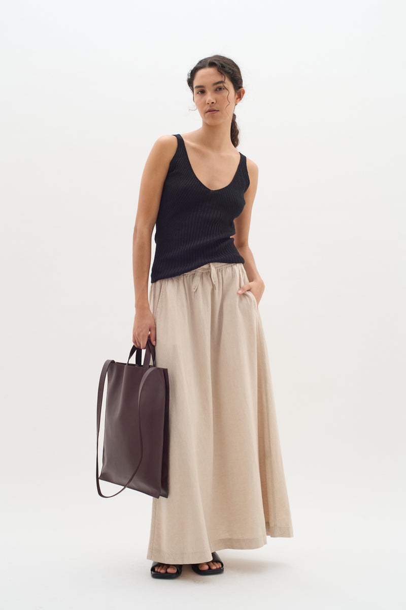Jupe longue lin Ellie - In Wear
