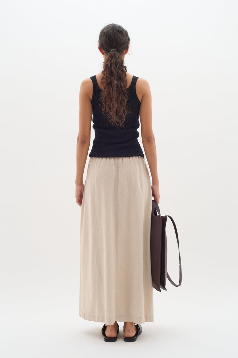 Jupe longue lin Ellie - In Wear