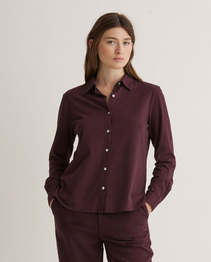 Chemisier aubergine - Yerse