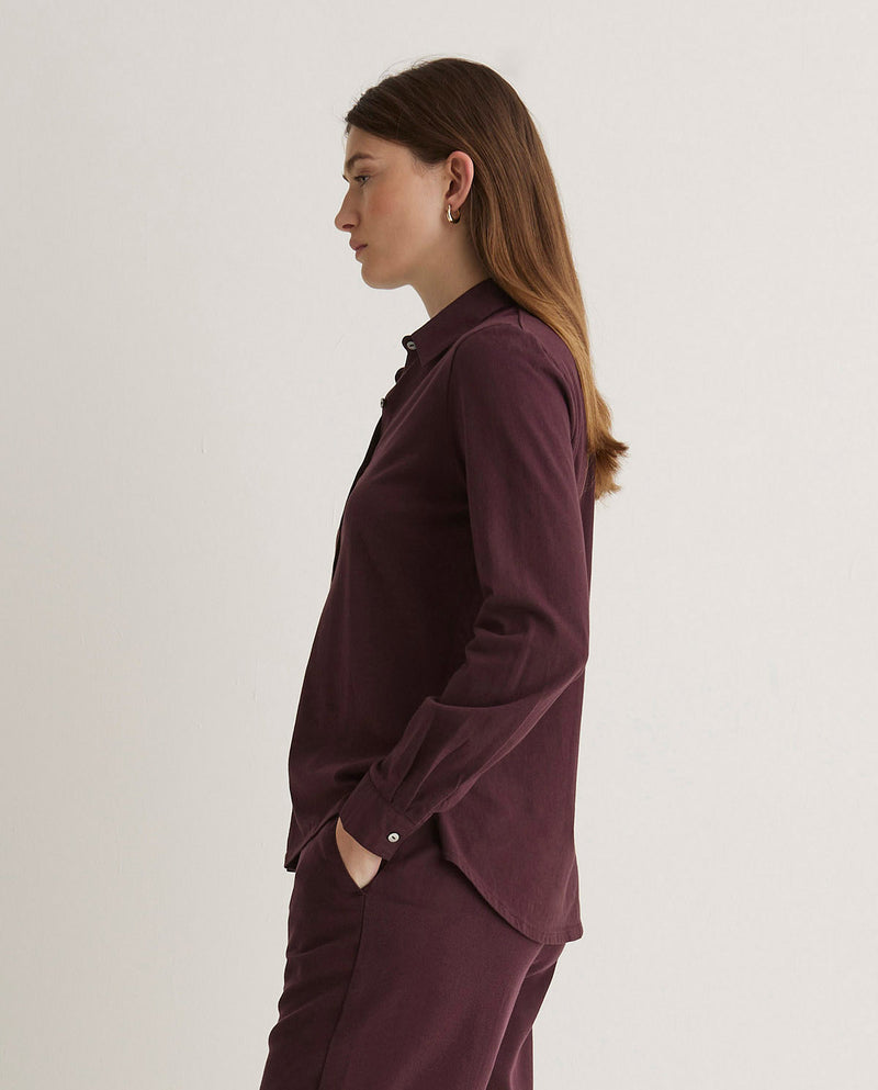 Chemisier aubergine - Yerse