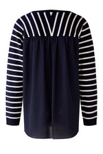 Pull rayures marine -  OUI