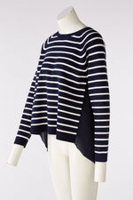 Pull rayures marine -  OUI