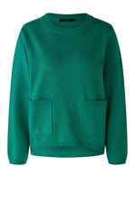 Pull laine vert - OUI