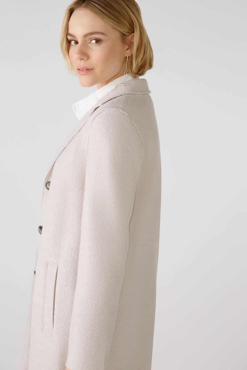 Manteau laine bouilli - OUI