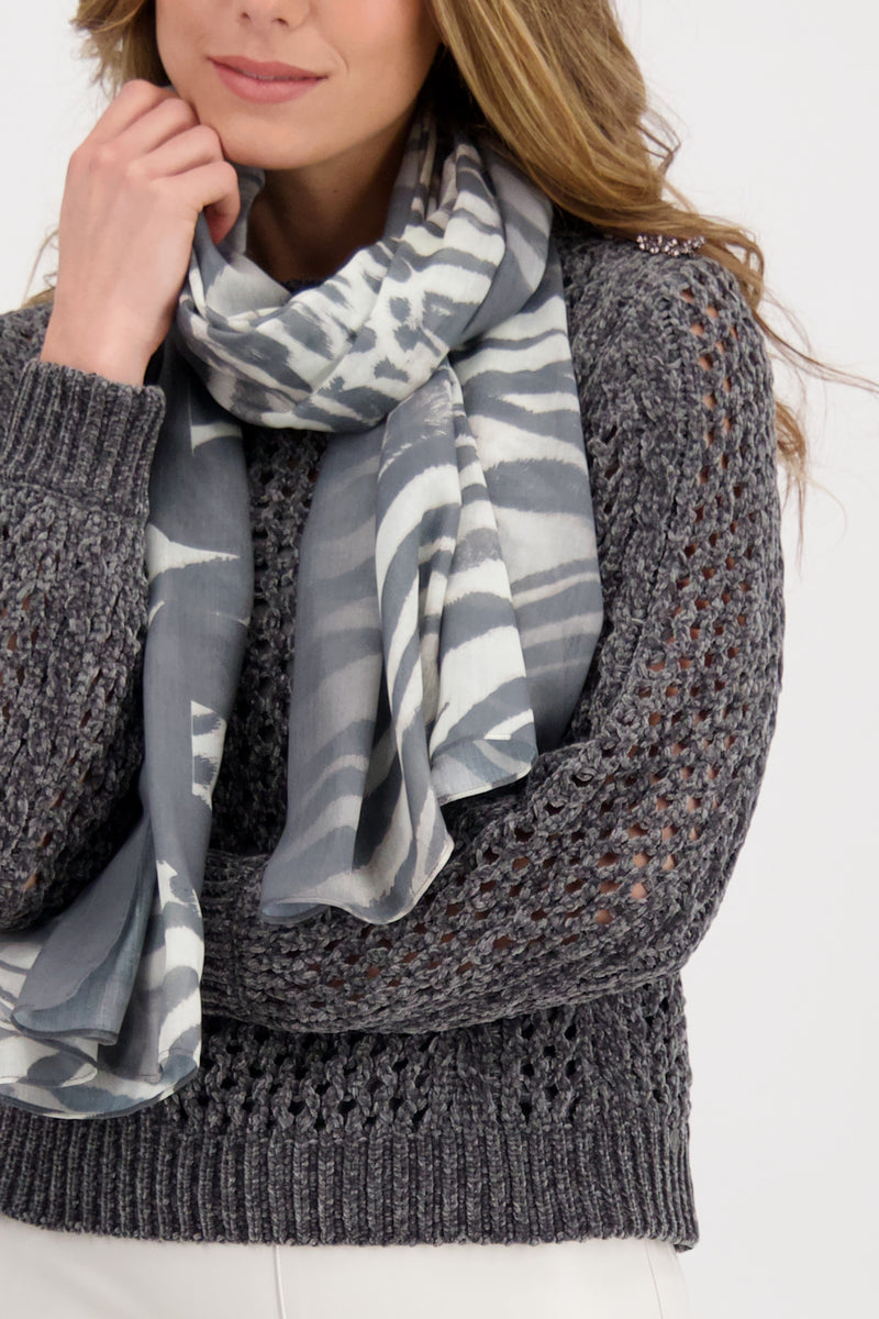 Foulard gris - Monari