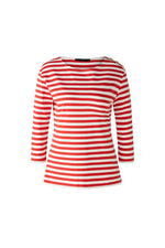 Pull rayures rouge - OUI