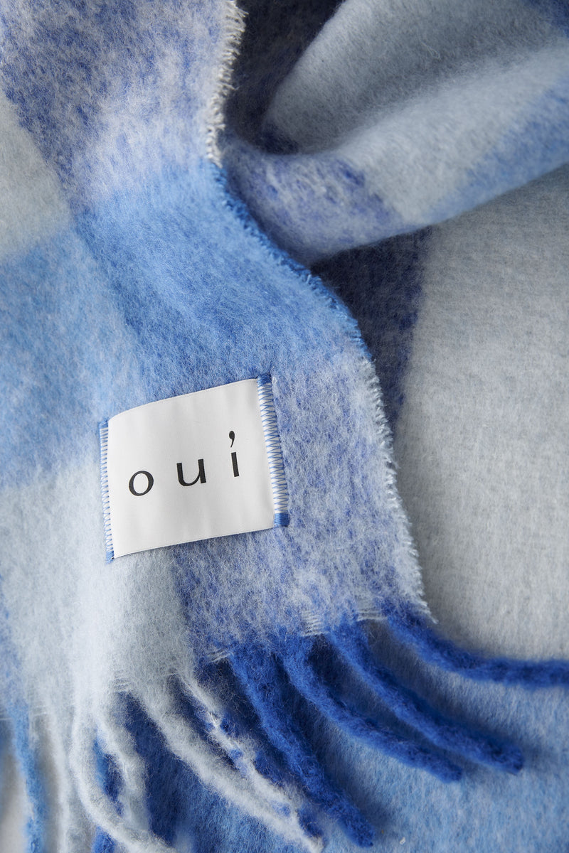 Foulard bleu - OUI