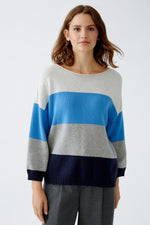 Pull rayures bleu - OUI