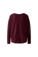 Pull bordeau - OUI