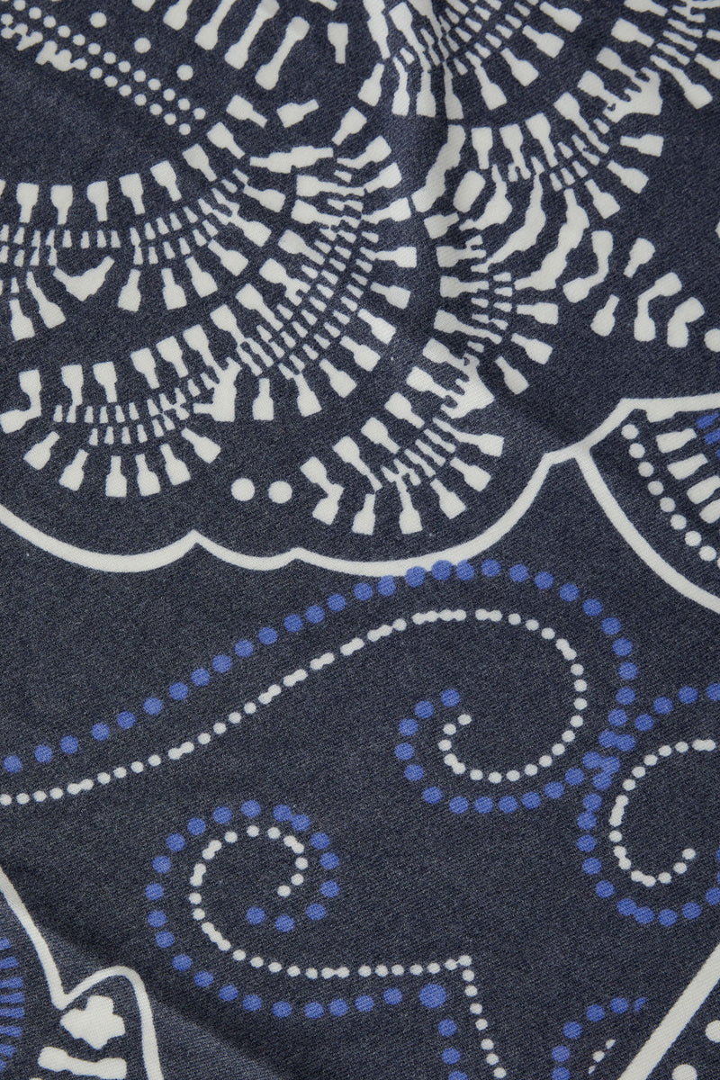 Foulard bleu - OUI