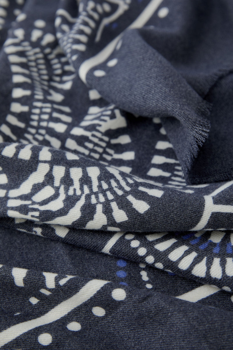 Foulard bleu - OUI