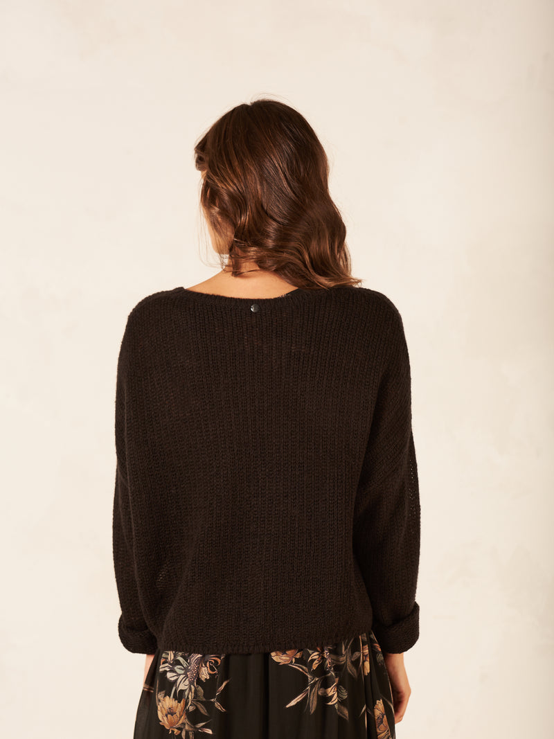 Pull tricot noir - Nile