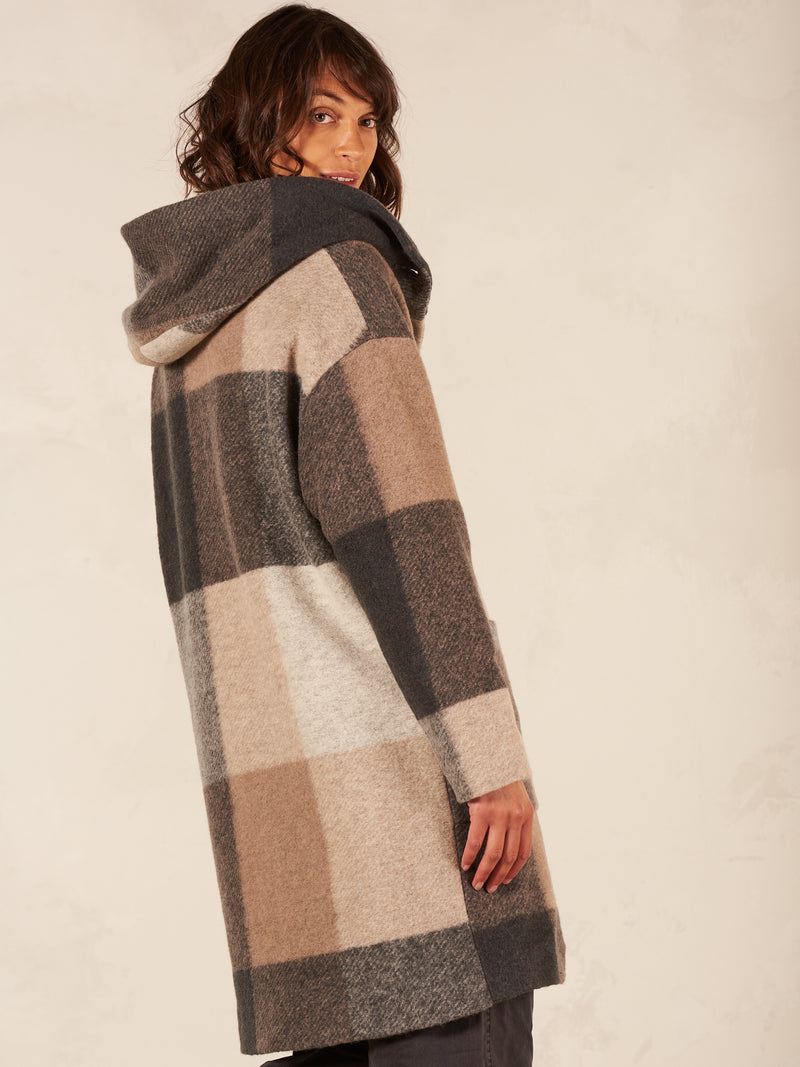 Manteau à carreaux - Nile