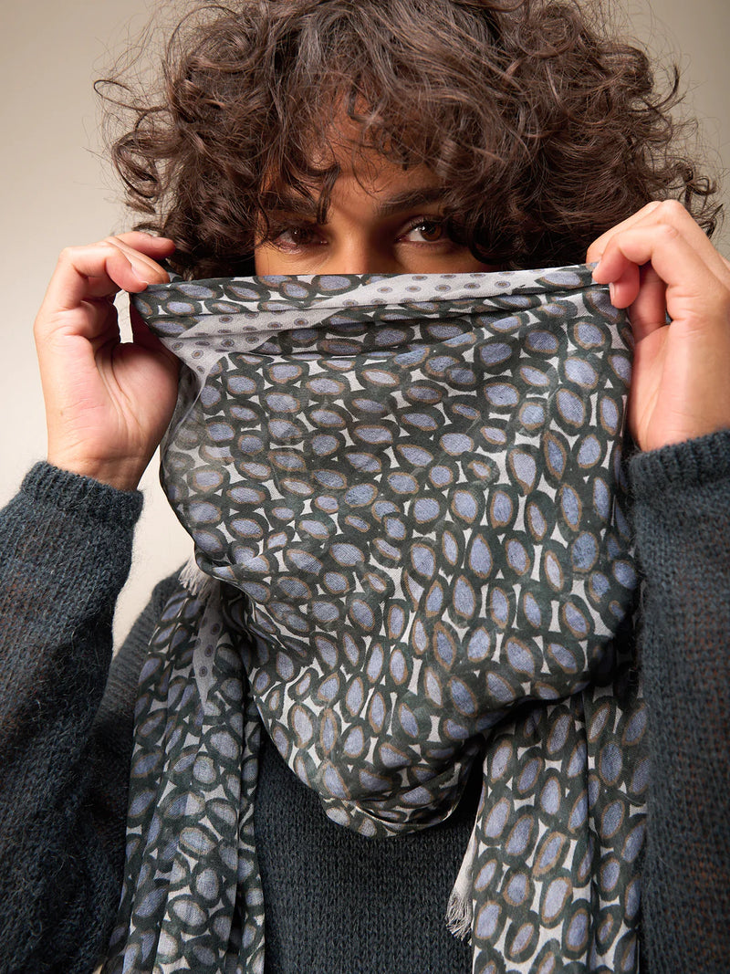 Foulard bleu - Nile