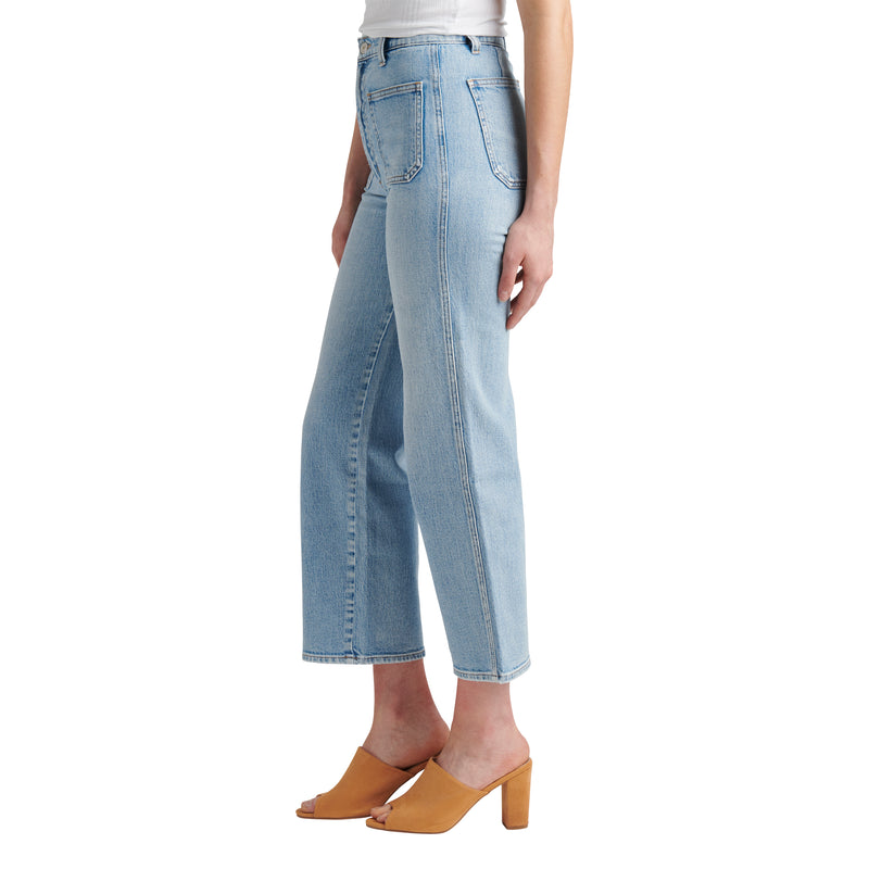 Patch Pocket Jeans - Silver Jeans