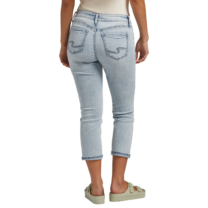 Elyse Capri Jeans - Silver Jeans