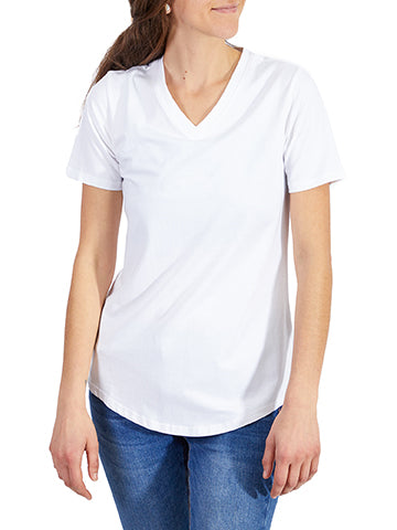 T-shirt col V - Silver Jeans