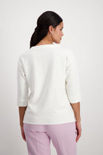 Pull blanc - Monari