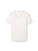 T-shirt col V - Tom Tailor