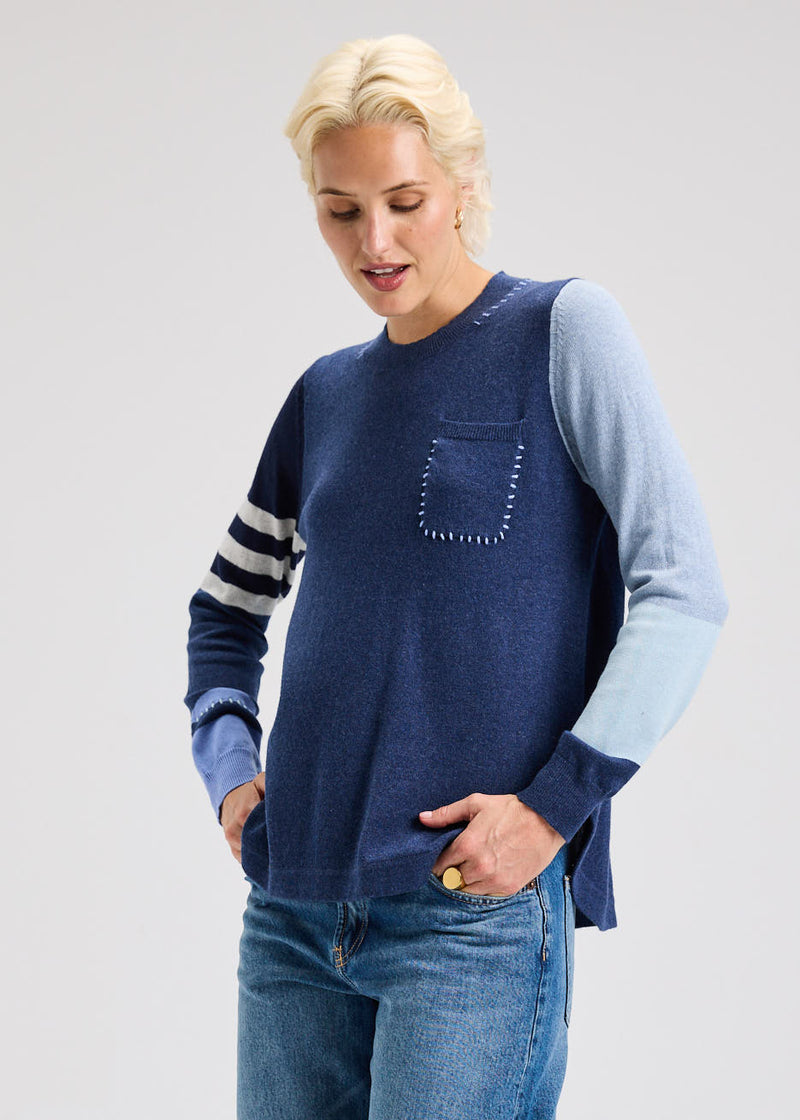 Pull col rond - Zaket & Plover