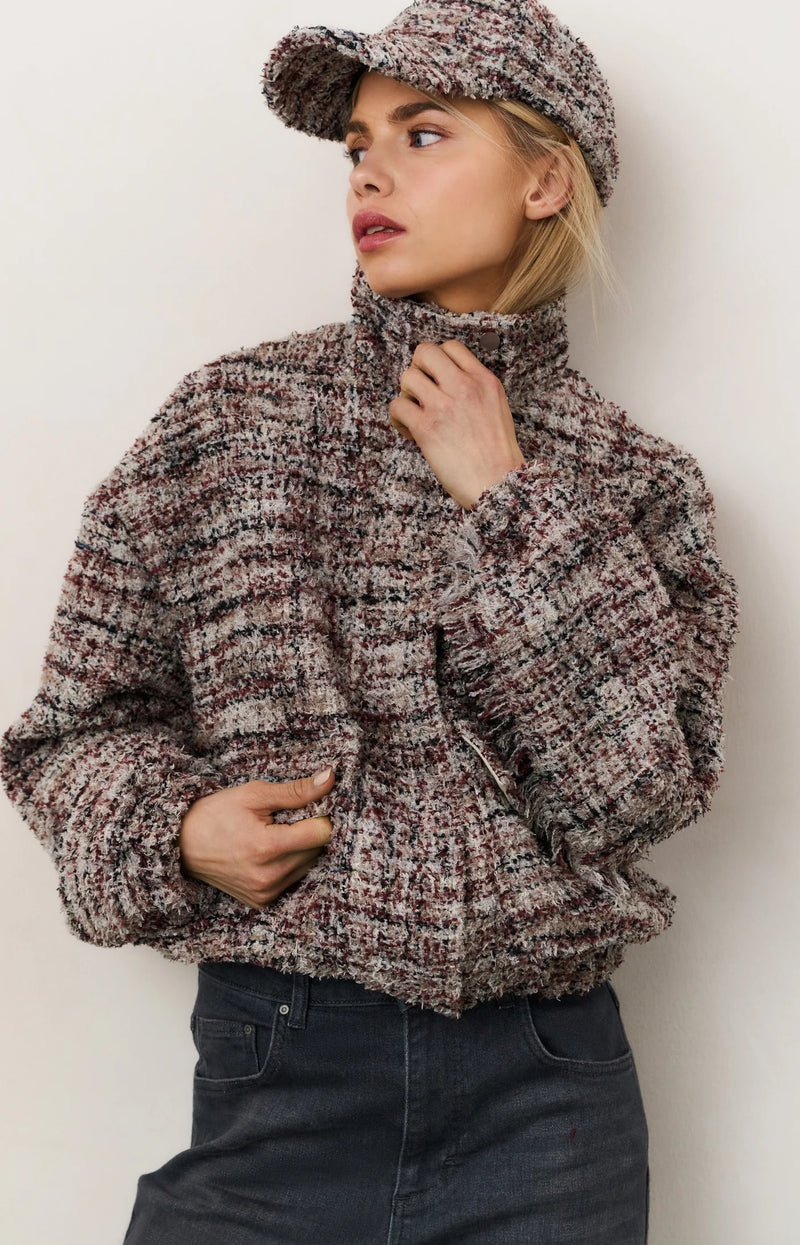 Manteau bouclé court - Yaya