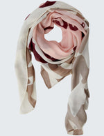 Foulard bordeau - OUI