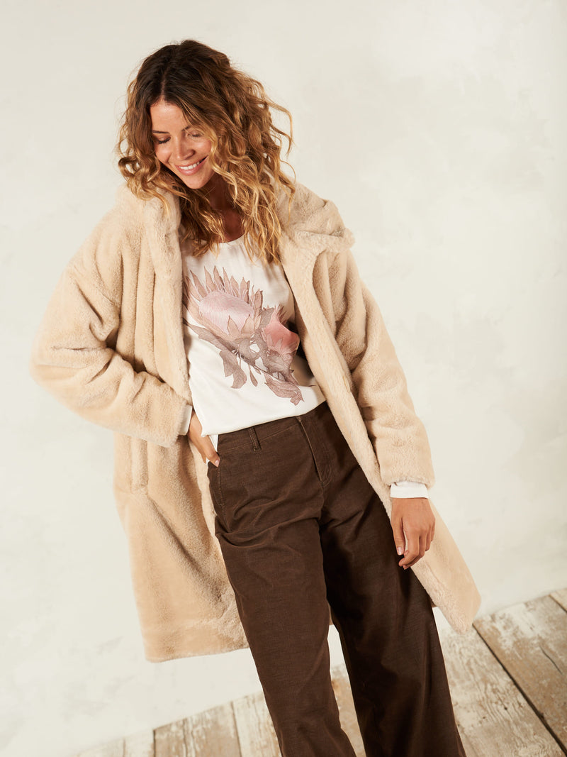 Manteau fausse fourrure - Nile