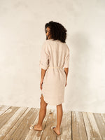 Robe lin beige - Nile