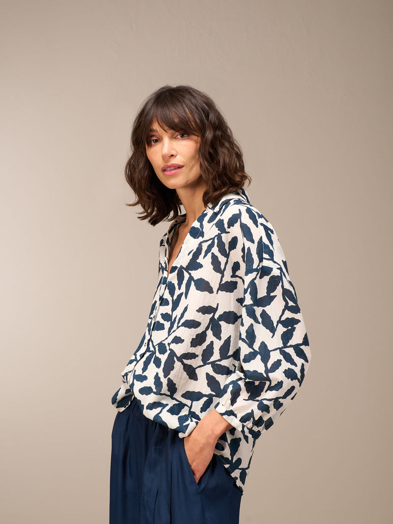 Blouse bleu - Nile